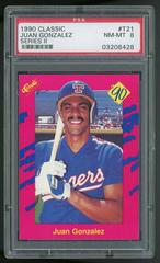 Juan Gonzalez [Series II] #T21 Baseball Cards 1990 Classic Prices