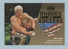 Cody Rhodes [Gold] #RS-7 Wrestling Cards 2021 Upper Deck AEW Rhodes to Success Prices