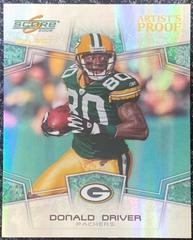 Donald Driver [Artist's Proof] #109 Football Cards 2008 Panini Score Prices