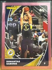 Domantas Sabonis [Pink] Basketball Cards 2020 Panini NBA Card Collection Prices