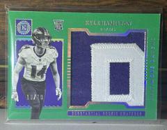 Kyle Hamilton [Emerald] #SS-31 Football Cards 2022 Panini Encased Substantial Rookie Swatches Prices