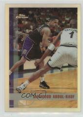 Mahmoud Abdul-Rauf [Refractor] Basketball Cards 1997 Topps Chrome Prices