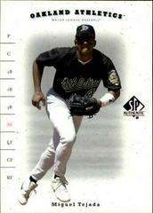 Miguel Tejada #6 Baseball Cards 2001 SP Authentic Prices