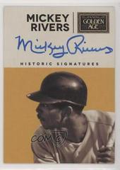 Mickey Rivers #MIC Baseball Cards 2014 Panini Golden Age Historic Signatures Prices