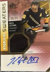 Kris Letang [Patch] #IS-KL Hockey Cards 2021 SP Game Used Inked Sweaters Autograph Prices