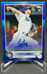 A. J. Alexy [Blue] #RA-AJA Baseball Cards 2022 Topps Chrome Rookie Autographs Prices