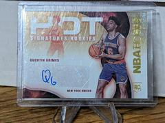 Quentin Grimes #HSR-QG Basketball Cards 2021 Panini Hoops Hot Signatures Rookies Prices