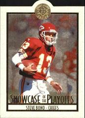 Steve Bono [Die Cut] #PS13 Football Cards 1995 SP Championship Playoff Showcase Prices