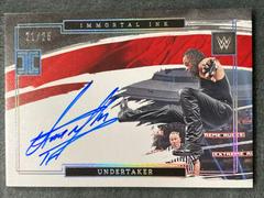 Undertaker [Holo Silver] Wrestling Cards 2022 Panini Impeccable WWE Immortal Ink Autographs Prices