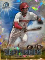 Elly De LA Cruz [Atomic] #SOS-7 Baseball Cards 2023 Bowman Sights on September Prices