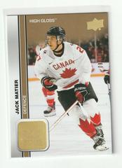 Jack Matier [High Gloss] Hockey Cards 2023 Upper Deck Team Canada Juniors Prices