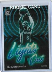 Dejounte Murray [Blue] #7 Basketball Cards 2022 Panini Donruss Optic Lights Out Prices