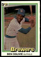 Ben Oglivie #446 Baseball Cards 1981 Donruss Prices