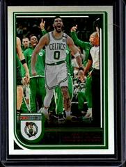 Jayson Tatum [Red] Basketball Cards 2022 Panini Hoops Prices