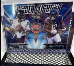 Justin Fields, Allen Robinson II #TL-19 Football Cards 2021 Panini Playoff Thunder & Lightning Prices
