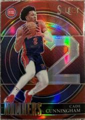 Cade Cunningham [Silver Prizm] #40 Basketball Cards 2021 Panini Select Numbers Prices