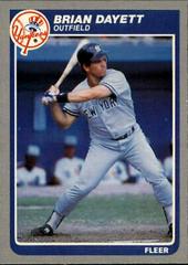 Brian Dayett #125 Baseball Cards 1985 Fleer Prices