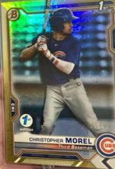 Christopher Morel [Gold Foil] #BFE-131 Baseball Cards 2021 Bowman 1st Edition Prices