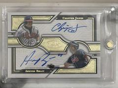Austin Riley, Chipper Jones #DA-JR Baseball Cards 2023 Topps Tier One Dual Autographs Prices