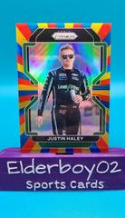 Justin Haley [Rainbow] #18 Racing Cards 2022 Panini Prizm Nascar Prices