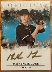 MacKenzie Gore [Gold Ink] Baseball Cards 2021 Panini Chronicles Origins Autographs Prices