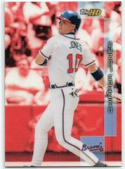 Chipper Jones #108 Baseball Cards 2001 Topps H.D Prices