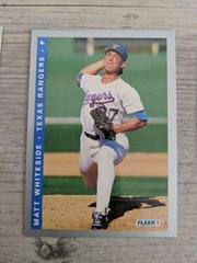 Matt Whiteside #F-285 Baseball Cards 1993 Fleer Final Edition Prices