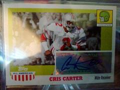 Cris Carter Football Cards 2005 Topps All American Autograph Prices