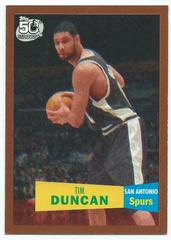 Tim Duncan [1957] #21 Basketball Cards 2007 Topps Prices