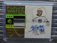 Brandt Clarke [Inscribed Autograph] #148 Hockey Cards 2022 SP Authentic Prices