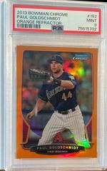 Paul Goldschmidt [Orange Refractor] #152 Baseball Cards 2013 Bowman Chrome Prices