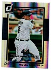 Miguel Cabrera [Silver Press Proof] #294 Baseball Cards 2014 Donruss Prices