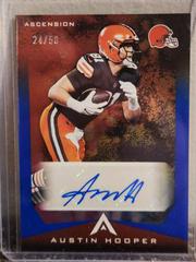 Austin Hooper [Blue] #ASC-AHO Football Cards 2021 Panini Chronicles Ascension Autographs Prices