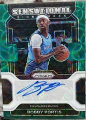 Bobby Portis [Choice Green Prizm] Basketball Cards 2021 Panini Prizm Sensational Signatures Prices
