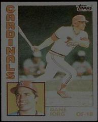 Dane Iorg Baseball Cards 1984 Topps Prices