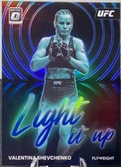 Valentina Shevchenko [Blue] #10 Ufc Cards 2023 Panini Donruss Optic UFC Light It Up Prices