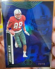 Jerry Rice [Blue] #16 Football Cards 2023 Panini Chronicles Draft Picks Illusions Prices