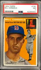 Bill Consolo #195 Baseball Cards 1954 Topps Prices