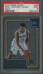 Karl Anthony Towns [Gold] Basketball Cards 2015 Panini Hoops Prices