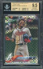 Ronald Acuna Jr. [Xfractor] #HMT25 Baseball Cards 2018 Topps Chrome Update Prices