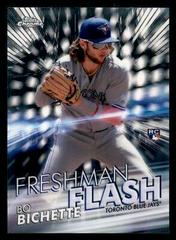 Bo Bichette [Orange Refractor] #FF-1 Baseball Cards 2020 Topps Chrome Freshman Flash Prices