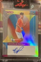 Charlie Patino [Gray] Soccer Cards 2022 Leaf Vivid Autographs Prices