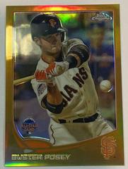 Buster Posey [Gold Refractor] Baseball Cards 2013 Topps Chrome Update Prices