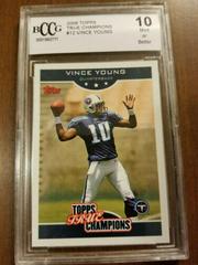 Vince Young #12 Football Cards 2006 Topps True Champions Prices