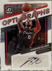 Damian Lillard Basketball Cards 2021 Panini Donruss Optic Opti Graphs Prices