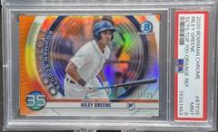 Riley Greene [Orange Refractor] #BTP35 Baseball Cards 2020 Bowman Chrome Scouts' Top 100 Prices