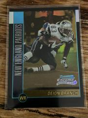 Deion Branch [Gold Refractor] #215 Football Cards 2002 Bowman Chrome Prices