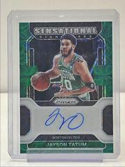 Jayson Tatum [Choice Green Prizm] #SS-JTT Basketball Cards 2021 Panini Prizm Sensational Signatures Prices