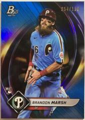 Brandon Marsh [Blue] #4 Baseball Cards 2022 Bowman Platinum Prices