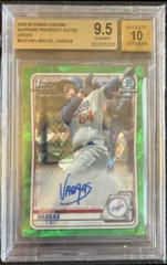 Miguel Vargas [Green] #BSPA-MV Baseball Cards 2020 Bowman Sapphire Autographs Prices